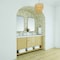 James Martin Vanities Single 72'' Double Vanity, Sunwashed Oak w/ Single Hole 3 CM White Zeus Quartz Top & Backsplash D404-V72-SWO-1WZ - alternate 2